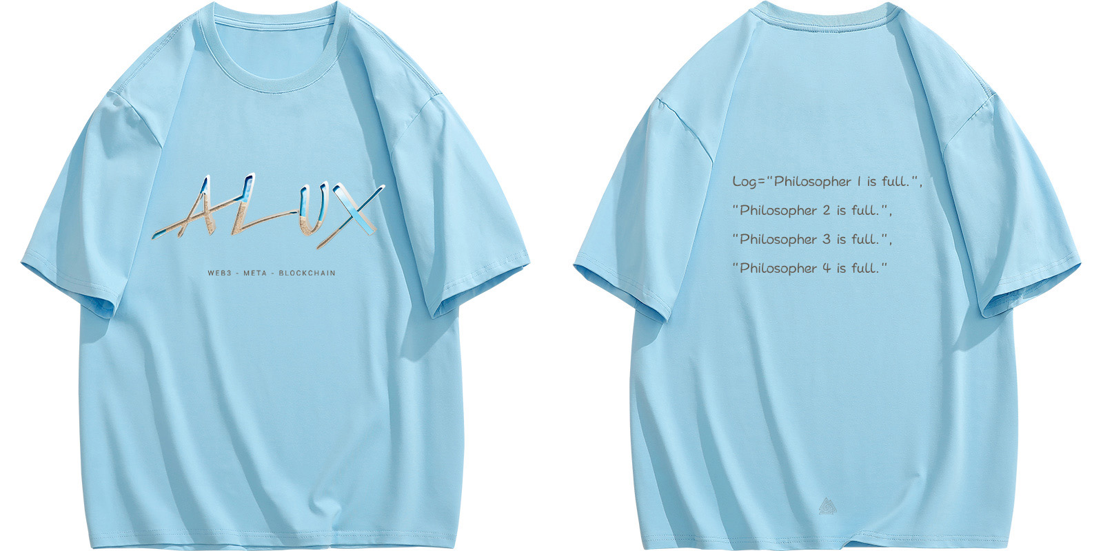 Hellblaues T-Shirt