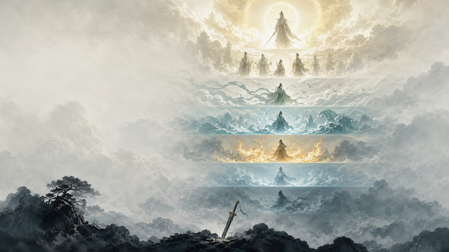 So Even Immortality Has Ranks: What Exactly Are Tianxia, Xianxia, and Jianxia? · Illustration