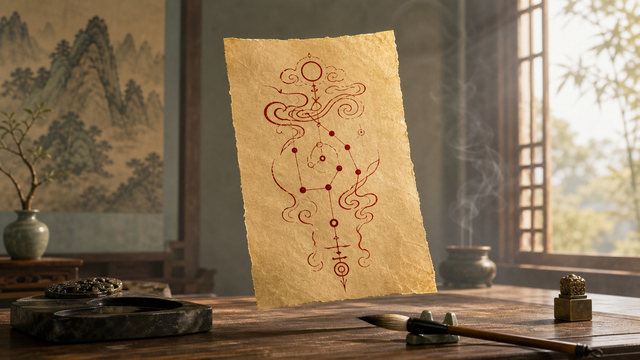 Why Does a Daoist Talisman Look Like Neither Writing nor a Picture? · Illustration