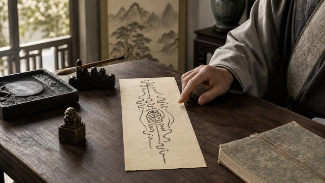 Why Is a Talisman's Most Important Part Called Its “Gallbladder”? · Illustration