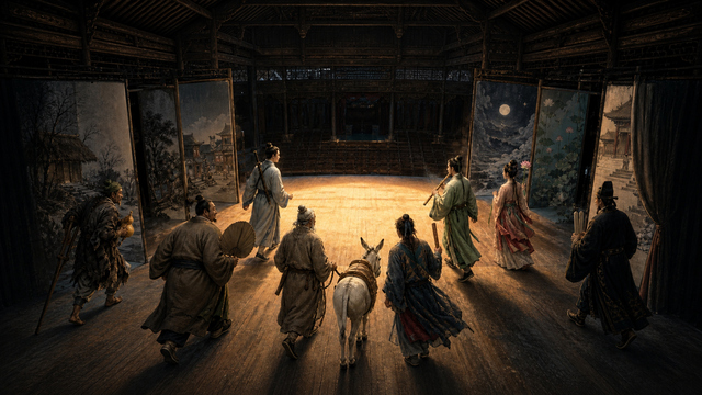 How Did Eight People from Different Eras Become the Eight Immortals? · Illustration