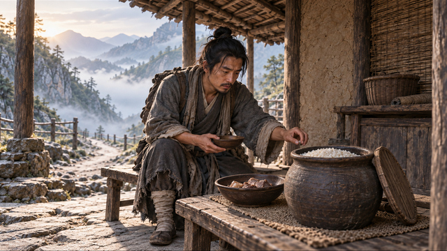 Why Was Zhang Lu Not Afraid People Would Take Too Much Roadside Rice and Meat? · Illustration