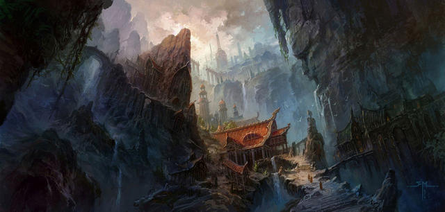 Tian Men Yao · Asking the Way · Illustration