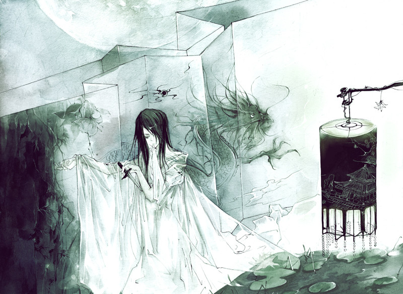 Yeyougong · Einen Pfad suchen · Illustration