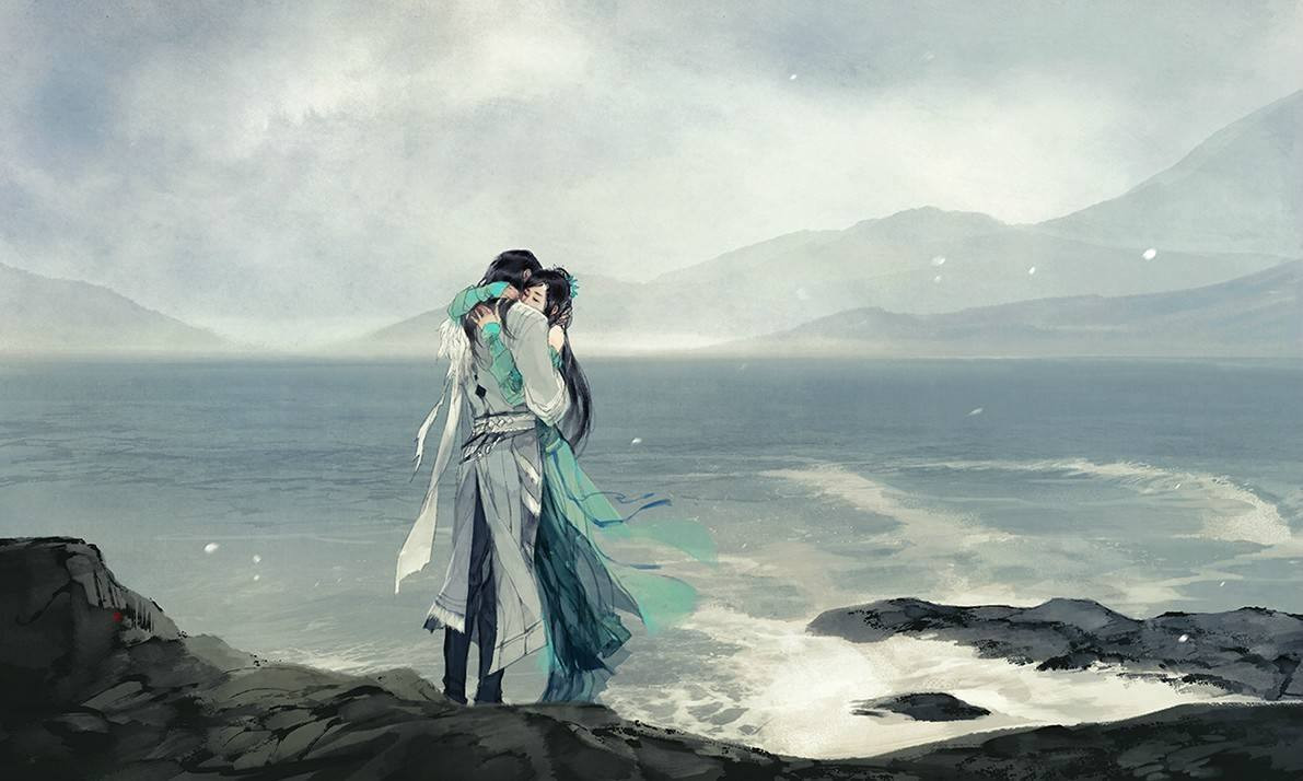 Qingshangyuan · Der Mensch mit dem vermorschten Axtstiel · Illustration