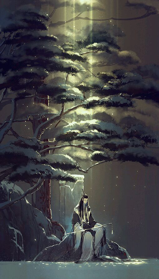 Fengrusong · Sheng-Gesang um Mitternacht · Illustration