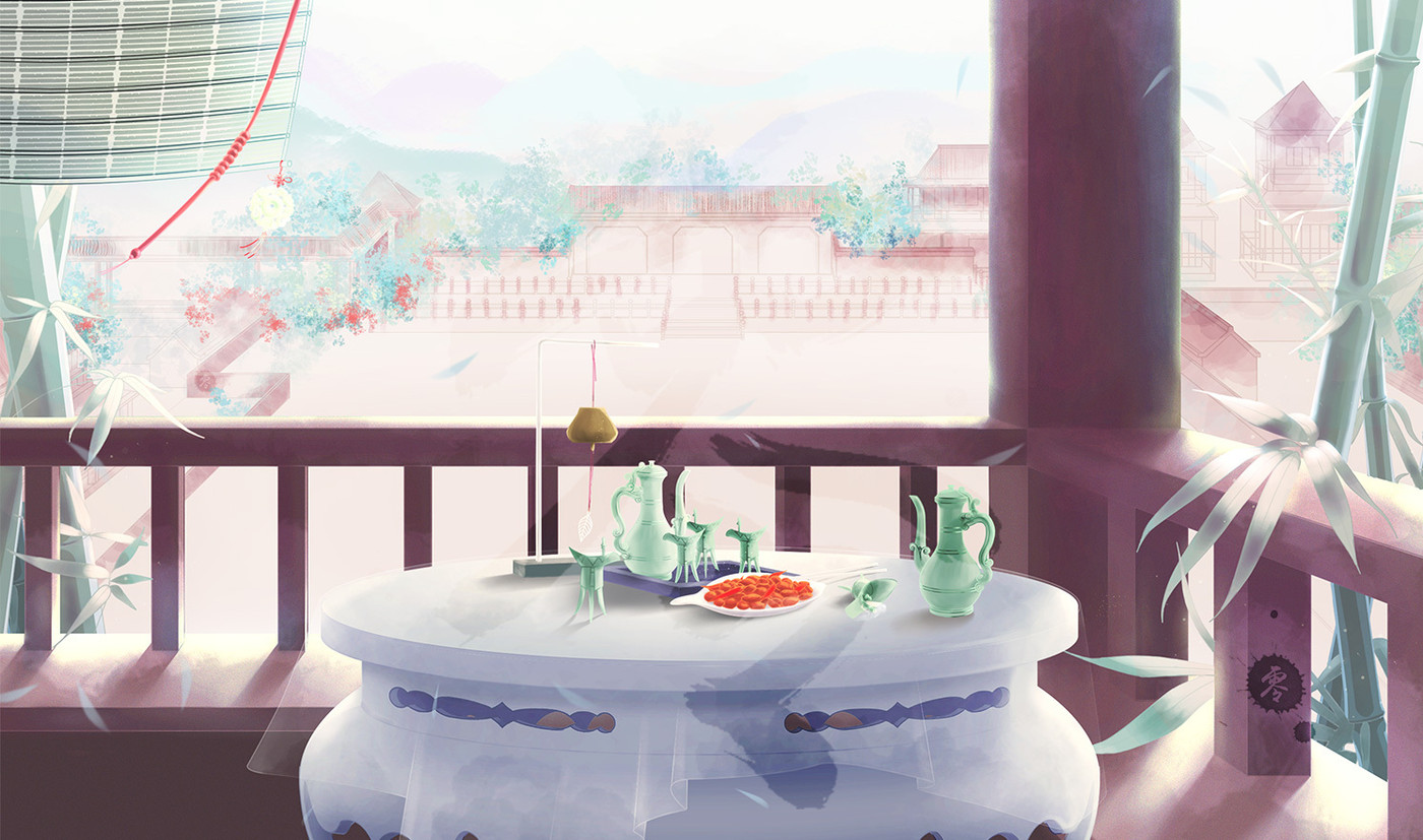 Qingpingle · Friedliche Blütezeit · Illustration
