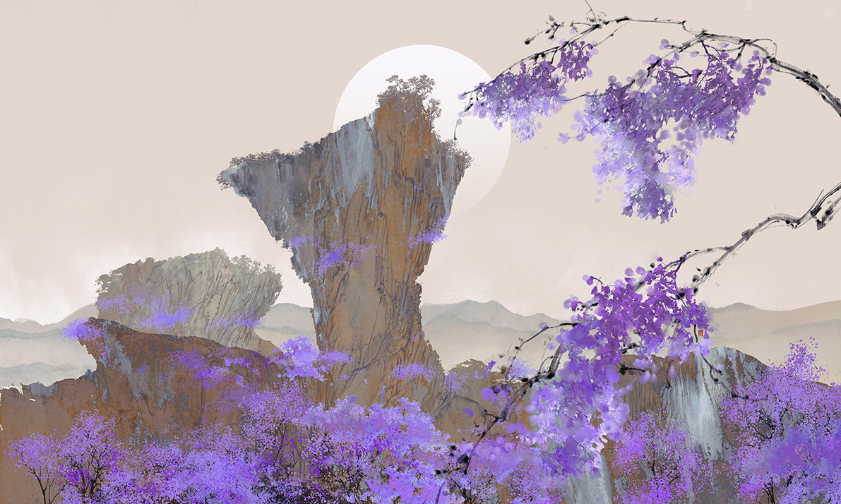 Jiangyue Huang Chongshan · Lagerströmie · Illustration