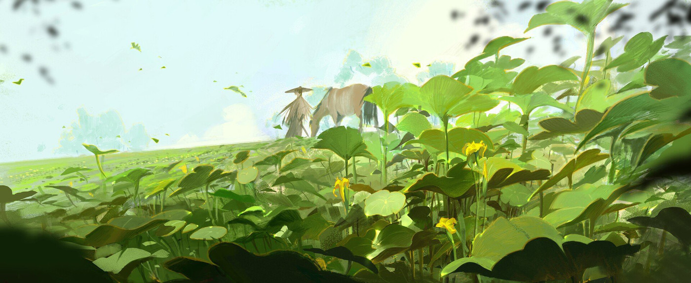 Tanpo Huanxisha · Gehen und bleiben · Illustration
